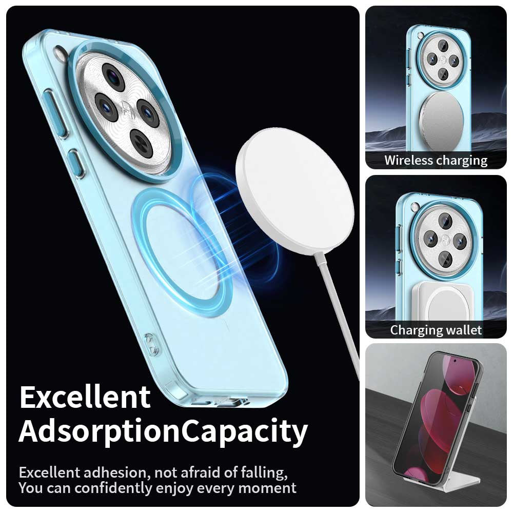 Funda MagSafe para Oppo Find X8 Pro, Techsuit, CandyCase, Azul