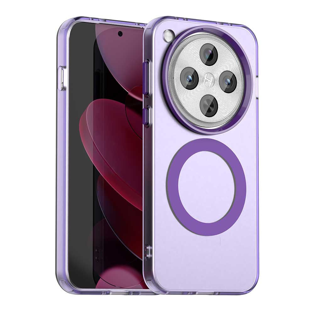 Funda MagSafe para Oppo Find X8 Pro, Techsuit, CandyCase, Morado
