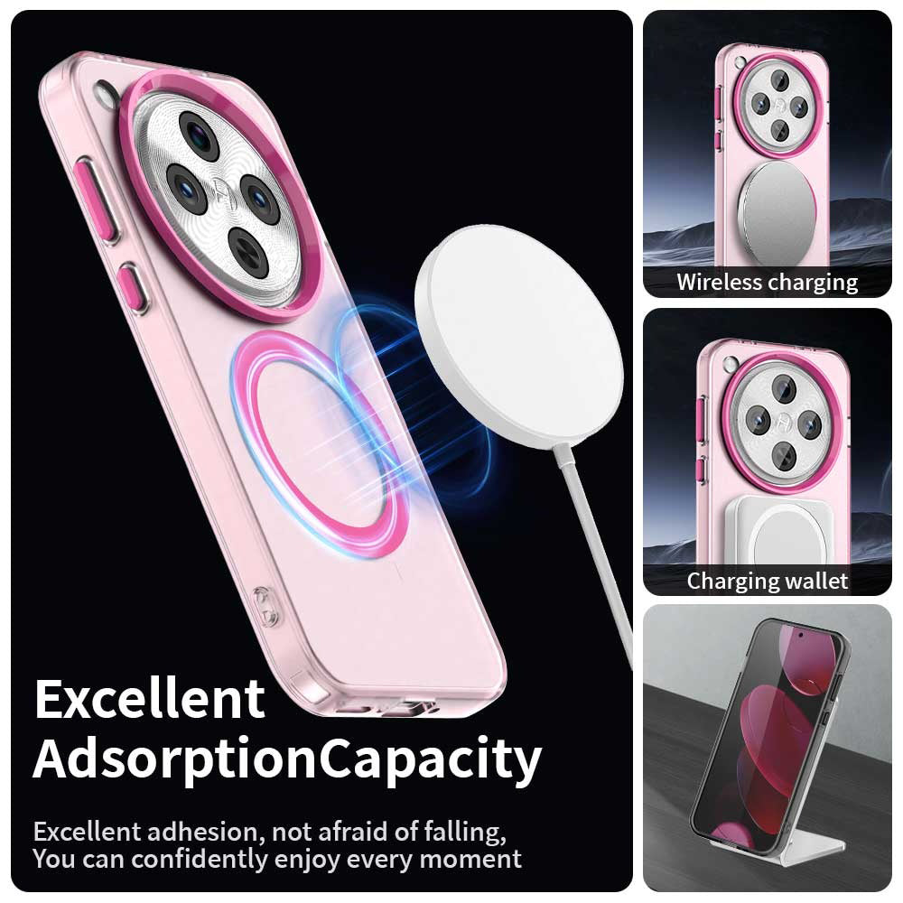 Funda MagSafe para Oppo Find X8 Pro, Techsuit, CandyCase, Rosa