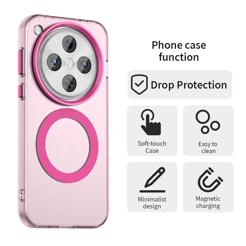 Funda MagSafe para Oppo Find X8 Pro, Techsuit, CandyCase, Rosa