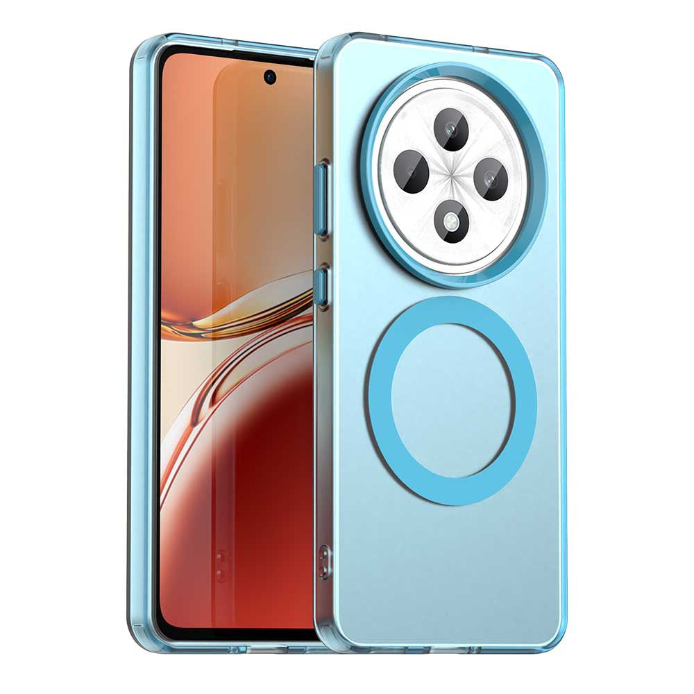 Funda MagSafe para Oppo Reno12 FS 5G / Reno12 FS 4G / Reno12 F 4G / Reno12 F, Techsuit, CandyCase, Azul