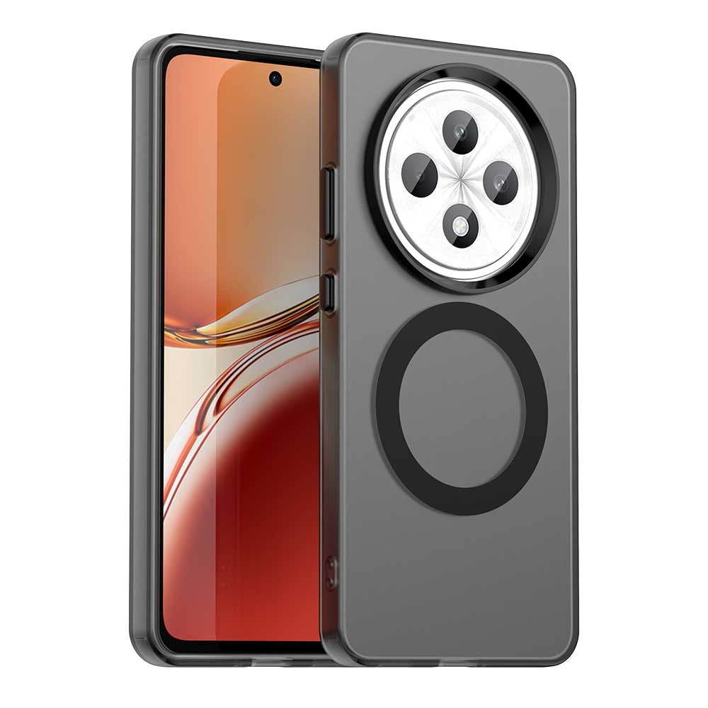 Funda MagSafe para Oppo Reno12 FS 5G / Reno12 FS 4G / Reno12 F 4G, Techsuit, CandyCase, Negra