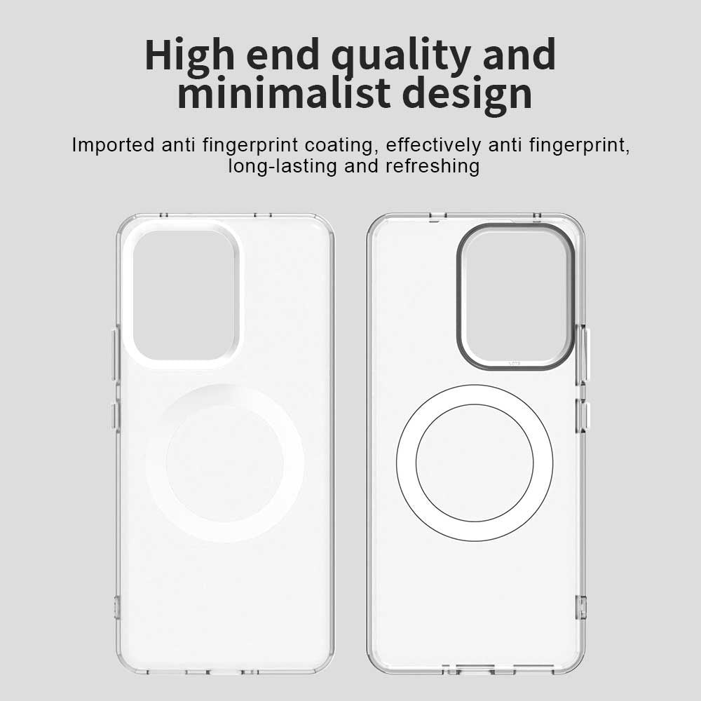 Funda MagSafe para Oppo Reno13 FS 5G / Reno13 F 4G / Reno13 F, Techsuit, CandyCase, Blanca