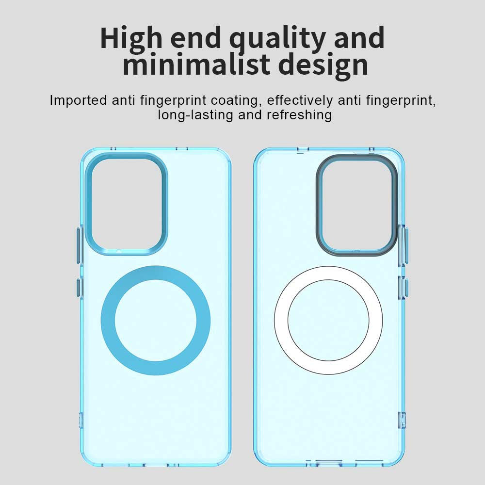 Funda MagSafe para Oppo Reno13 FS 5G / Reno13 F 4G / Reno13 F, Techsuit, CandyCase, Azul