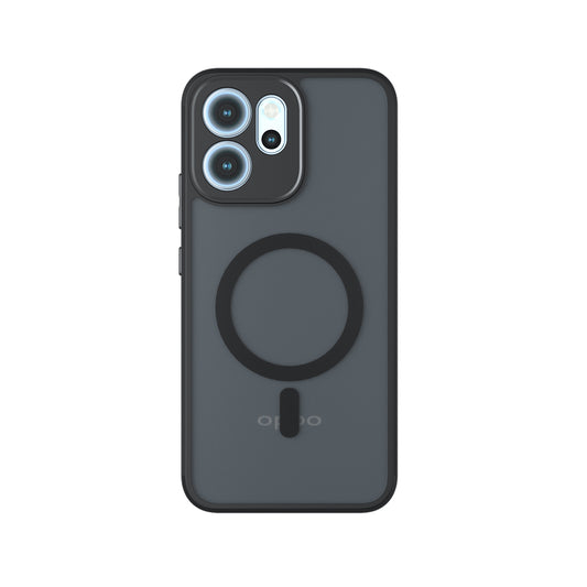 Funda MagSafe para Oppo Reno14 FS 5G / Reno14 F, Techsuit, PureFrost, Negra Satinada