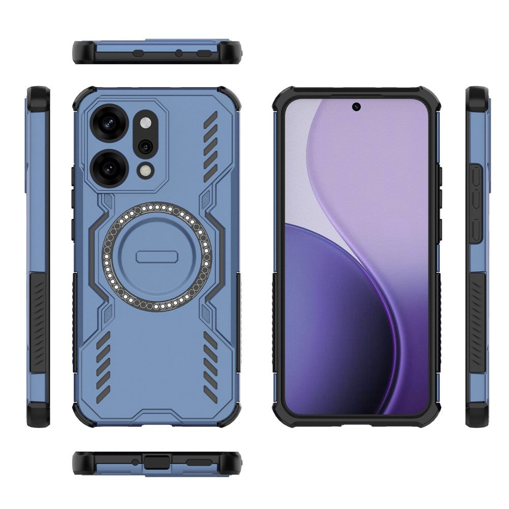 Funda MagSafe para Oppo Reno14 Pro, Techsuit, ArmorMag, Azul