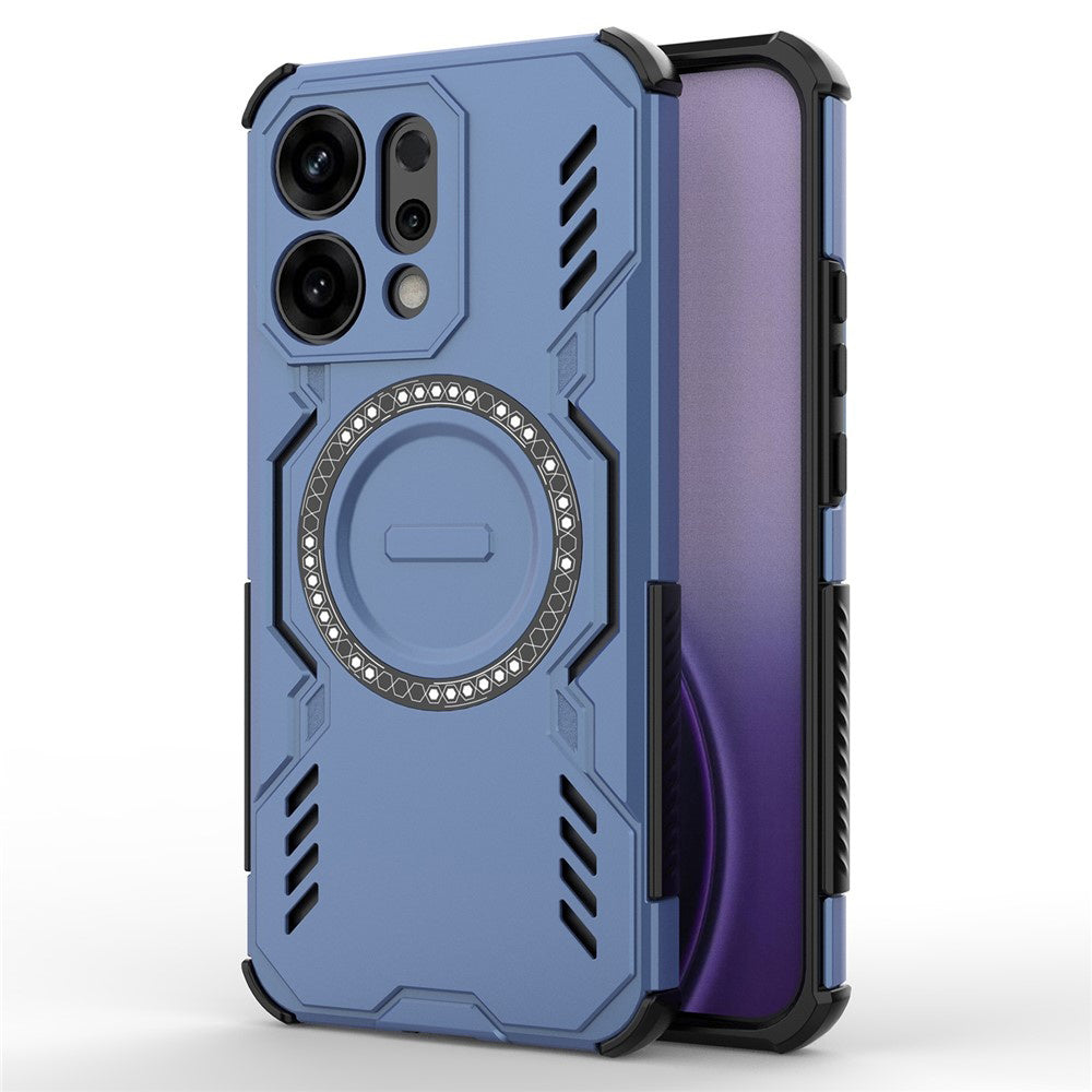 Funda MagSafe para Oppo Reno14, Techsuit, ArmorMag, Azul