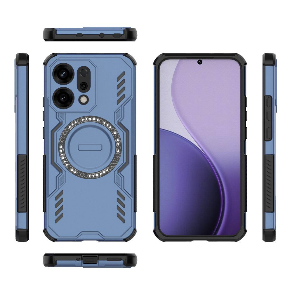 Funda MagSafe para Oppo Reno14, Techsuit, ArmorMag, Azul