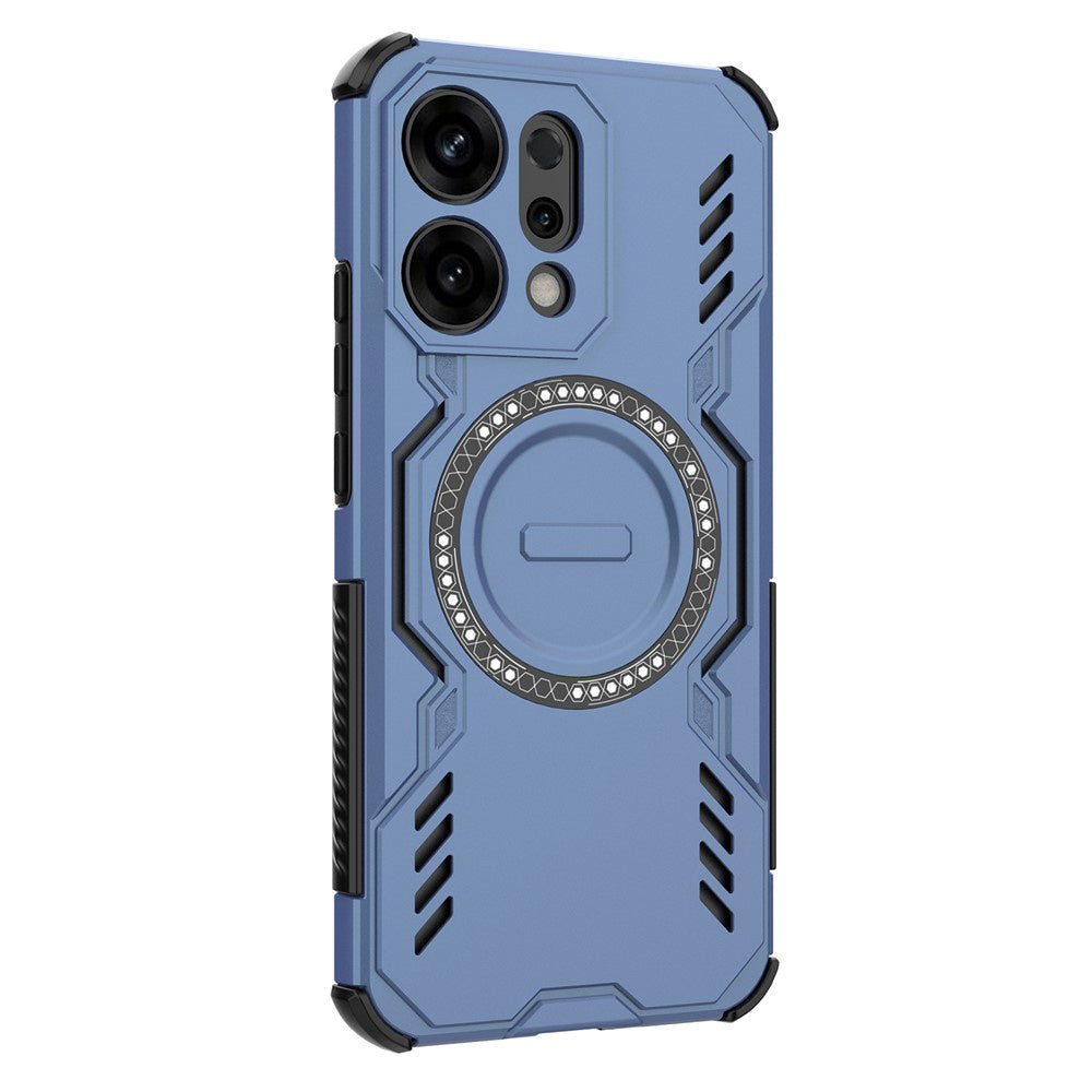 Funda MagSafe para Oppo Reno14, Techsuit, ArmorMag, Azul