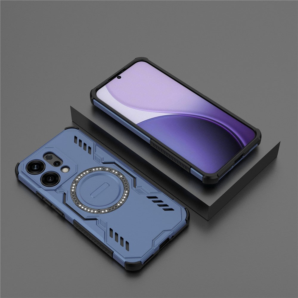Funda MagSafe para Oppo Reno14, Techsuit, ArmorMag, Azul
