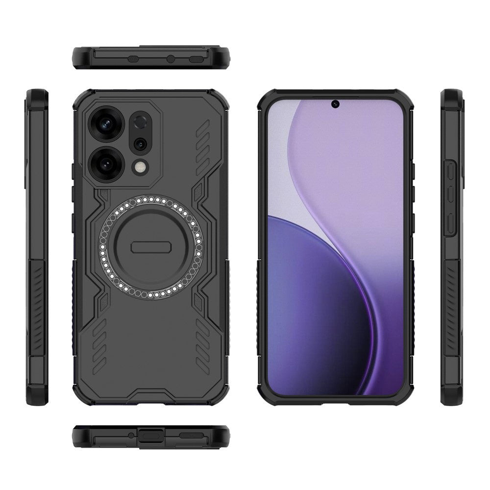 Funda MagSafe para Oppo Reno14, Techsuit, ArmorMag, Negra