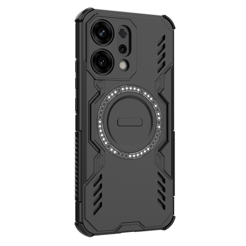 Funda MagSafe para Oppo Reno14, Techsuit, ArmorMag, Negra