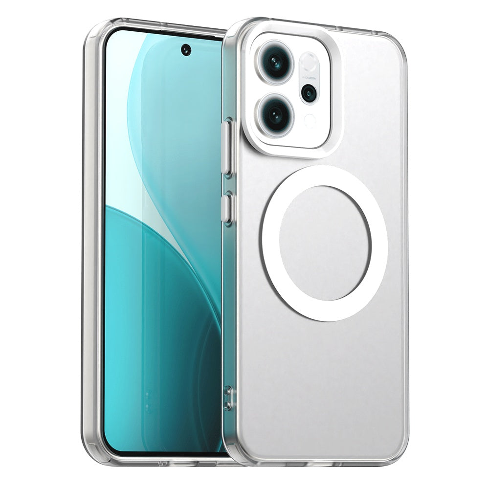 Funda MagSafe para Oppo Reno14, Techsuit, CandyCase, Blanca