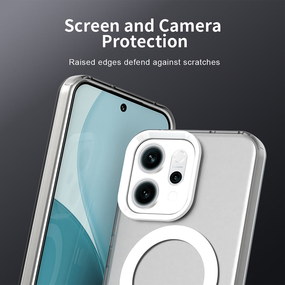 Funda MagSafe para Oppo Reno14, Techsuit, CandyCase, Blanca