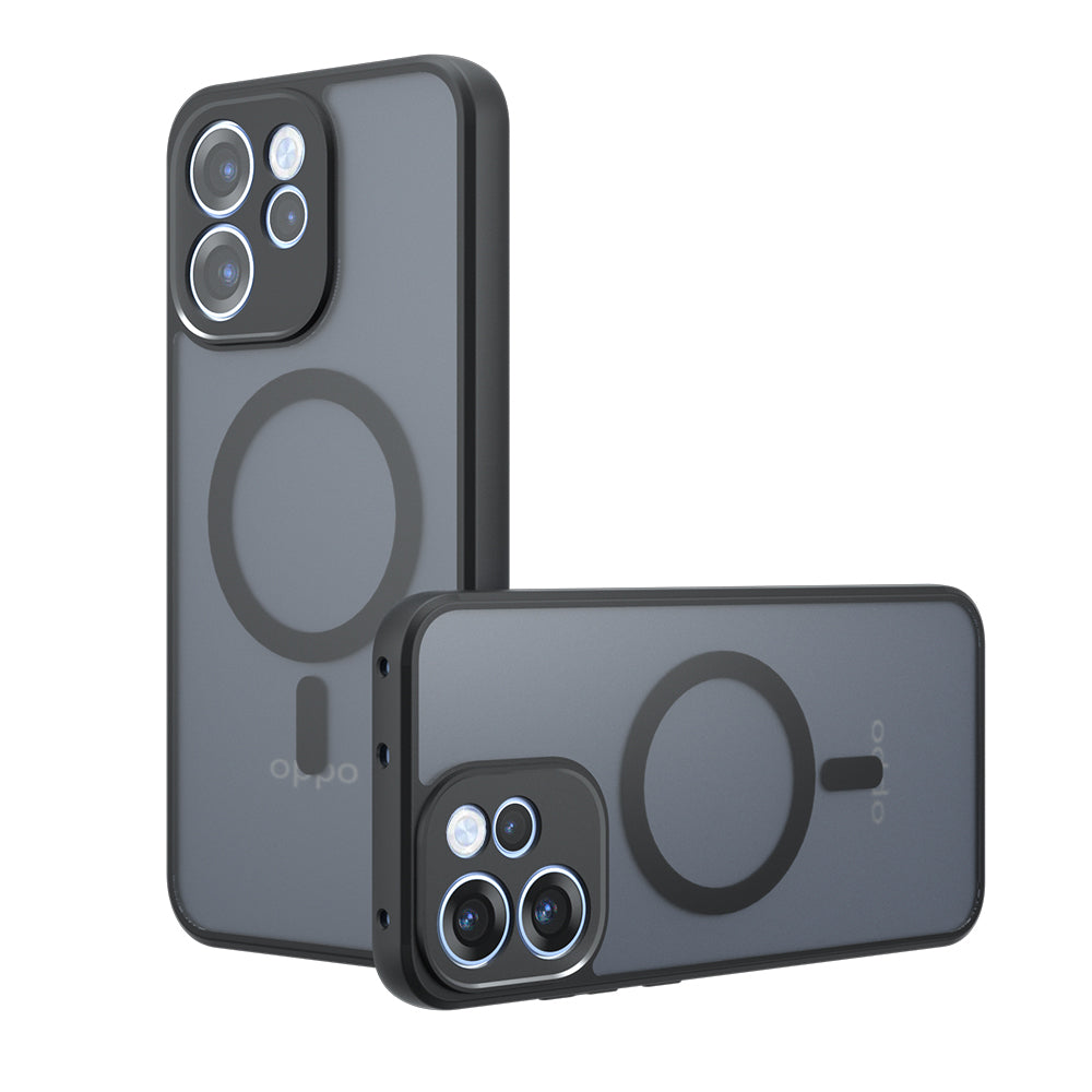 Funda MagSafe para Oppo Reno15 FS / Reno15 F, Techsuit, PureFrost, Negra Satinada