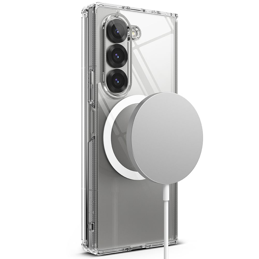 Funda MagSafe para Samsung Galaxy Z Fold6 F956, Ringke, Fusion, Transparente
