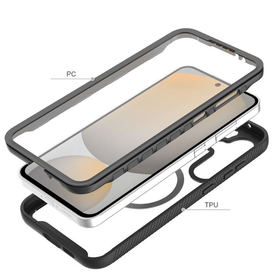 Funda MagSafe para Samsung Galaxy S24 FE S721, Tech-Protect, Defensa360, Negro