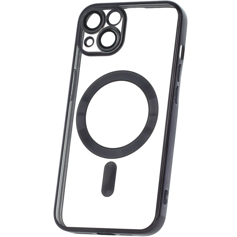 Funda MagSafe para Samsung Galaxy A26 A266, OEM, Color Chrome Mag, Negra