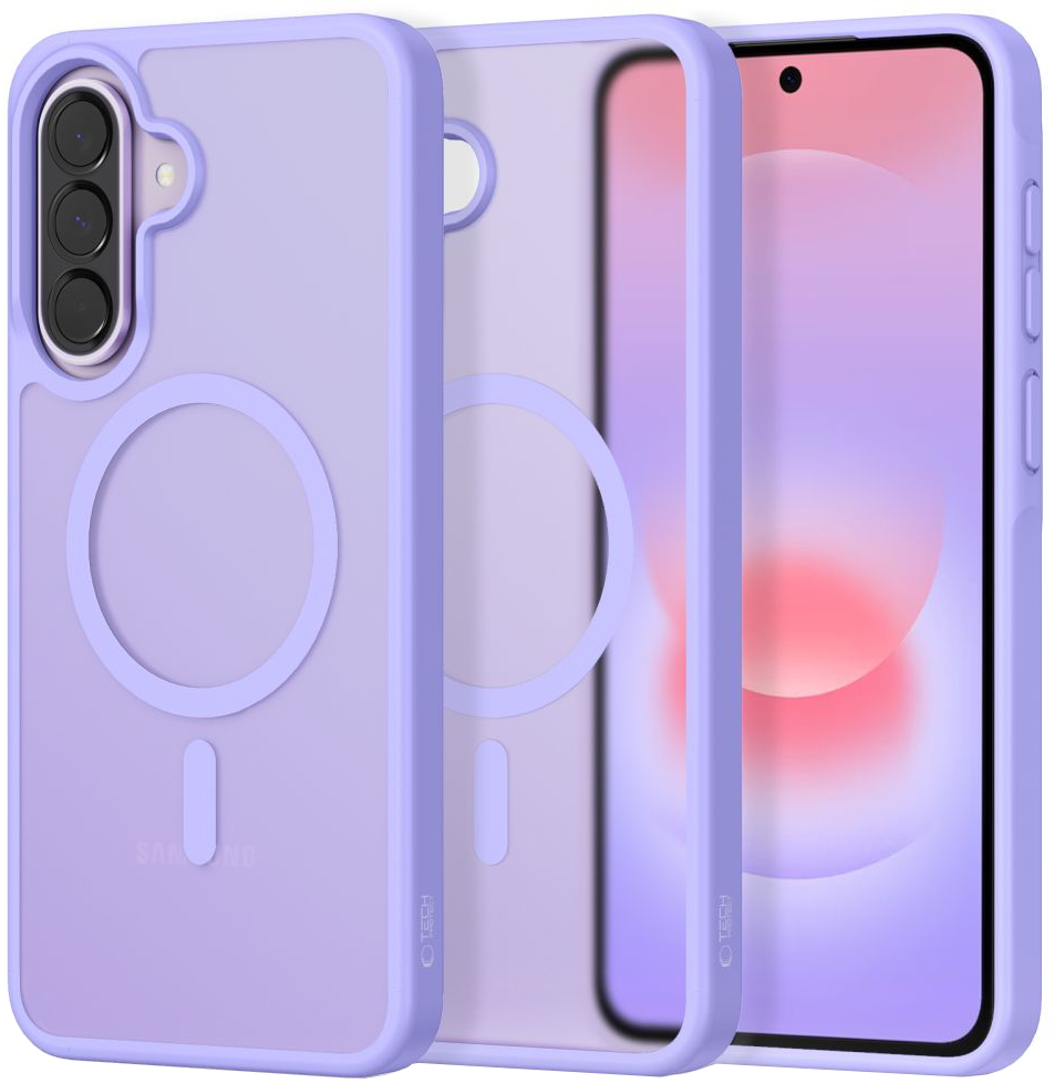 Funda MagSafe para Samsung Galaxy A37 5G / A56 A566 / A36 A366, Tech-Protect, Magmat, Morado Mate