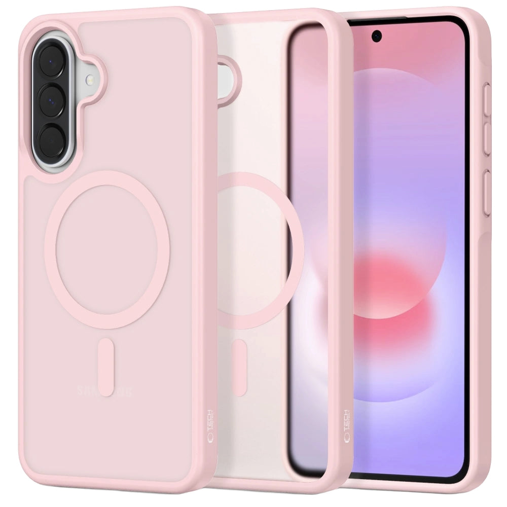 Funda MagSafe para Samsung Galaxy A37 5G / A56 A566 / A36 A366, Tech-Protect, Magmat, Rosa Mate