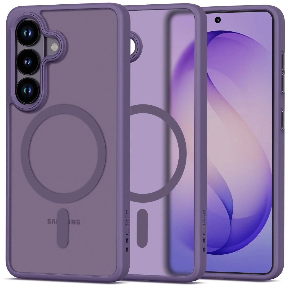 Funda MagSafe para Samsung Galaxy S26 S942, Tech-Protect, Magmat, Morado Mate