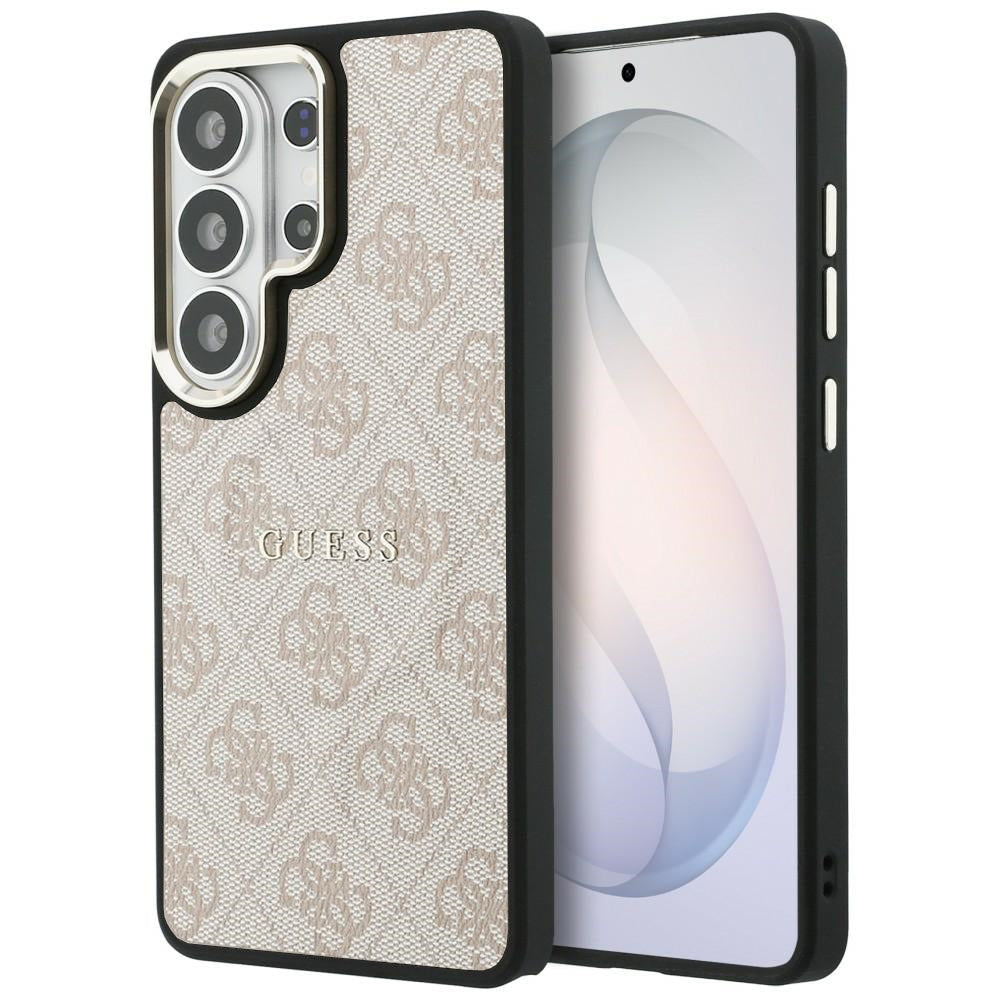 Funda MagSafe para Samsung Galaxy S26 Ultra S948, Guess, 4G Embossed Ring, Rosa