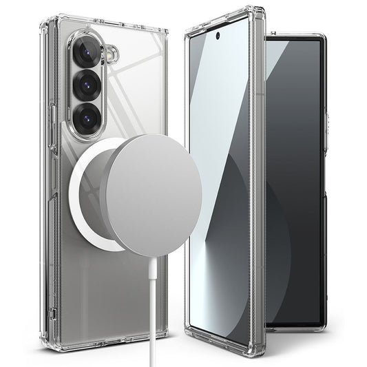 Funda MagSafe para Samsung Galaxy Z Fold6 F956, Ringke, Fusion, Transparente