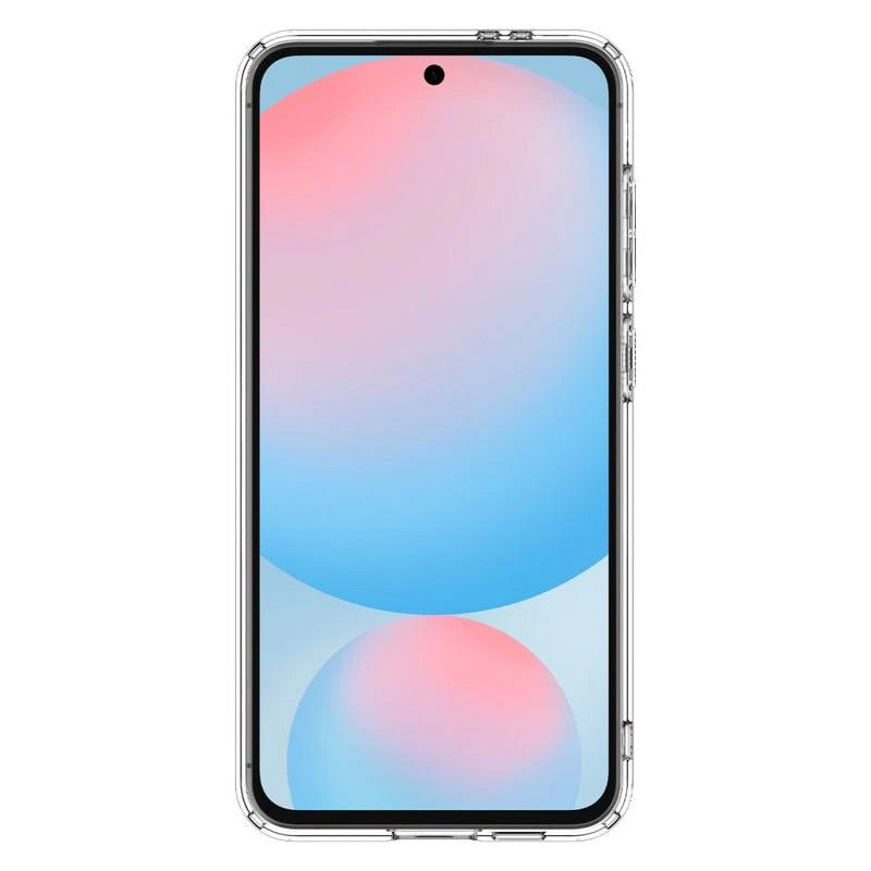 Funda MagSafe para Samsung Galaxy S24 FE S721, Spigen, Ultra Hybrid Metal Ring, Transparente