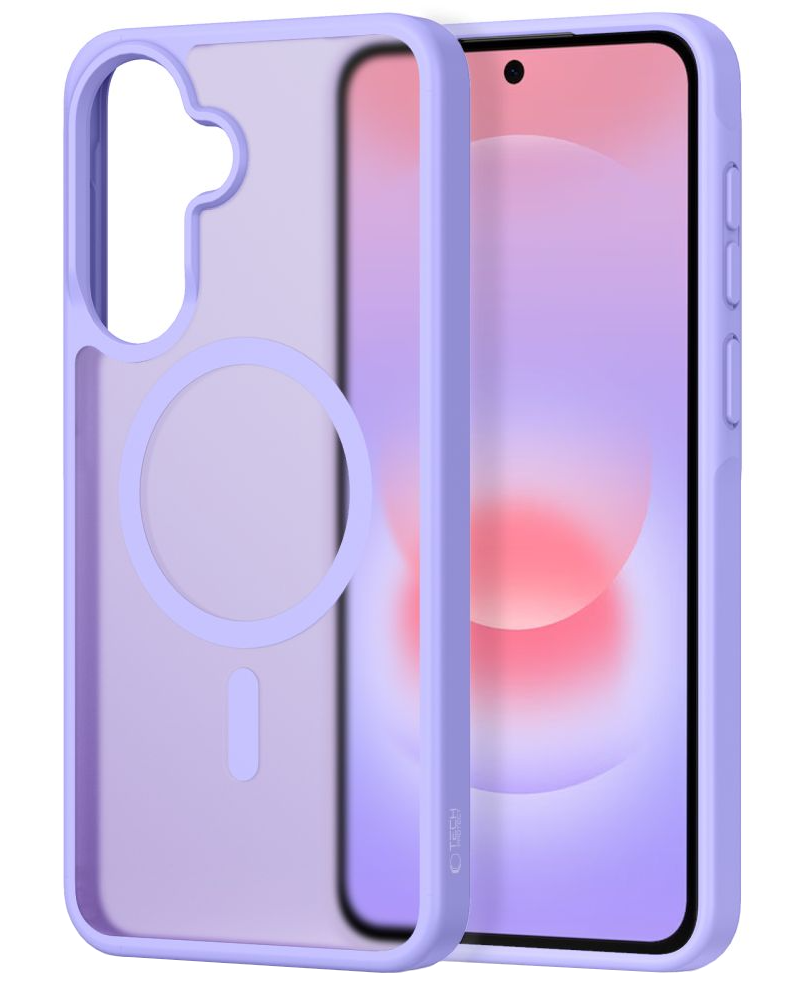 Funda MagSafe para Samsung Galaxy A37 5G / A56 A566 / A36 A366, Tech-Protect, Magmat, Morado Mate