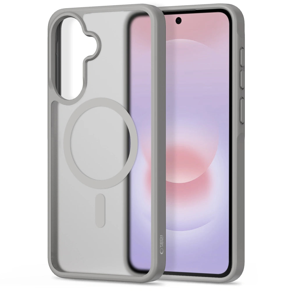 Funda MagSafe para Samsung Galaxy A57 5G, Tech-Protect, Magmat, Gris Mate