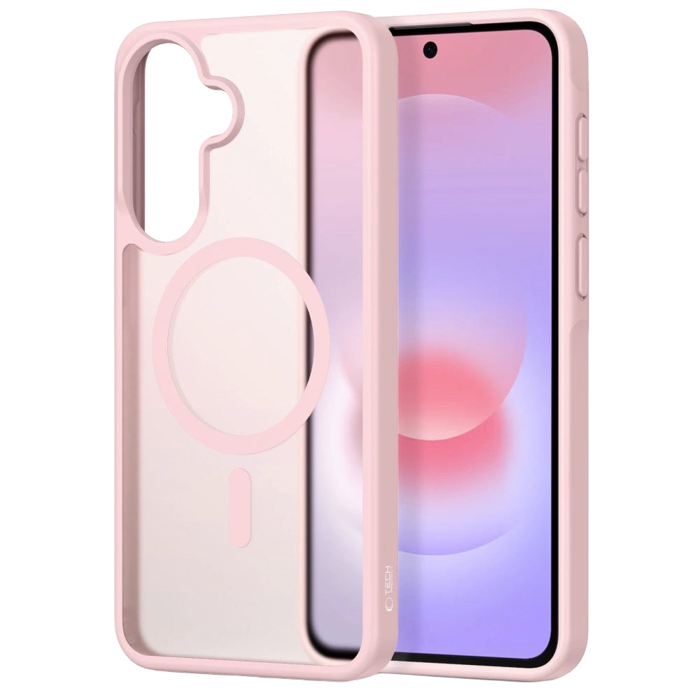 Funda MagSafe para Samsung Galaxy A37 5G / A56 A566 / A36 A366, Tech-Protect, Magmat, Rosa Mate