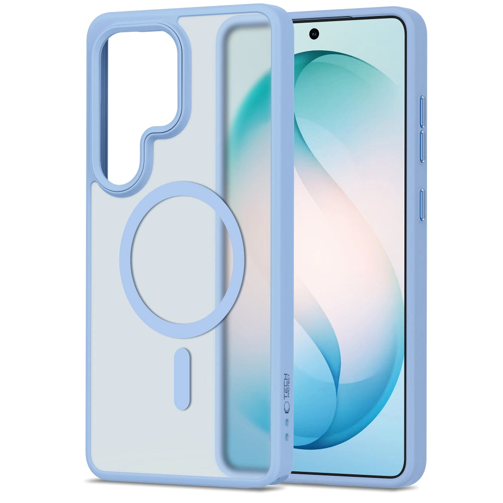 Funda MagSafe para Samsung Galaxy S26 Ultra S948, Tech-Protect, Magmat, Azul Mate