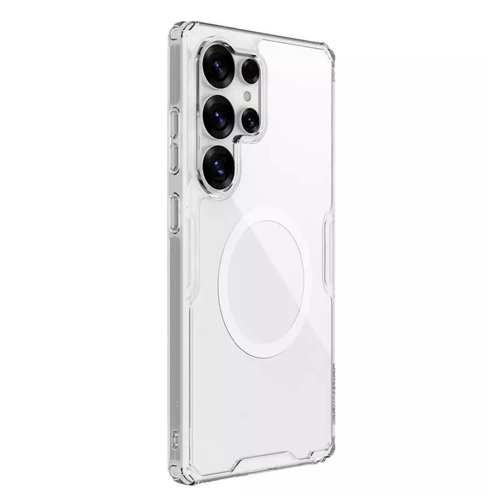 Funda MagSafe para Samsung Galaxy S25 Ultra S938, Nillkin, Nature Pro, Transparente