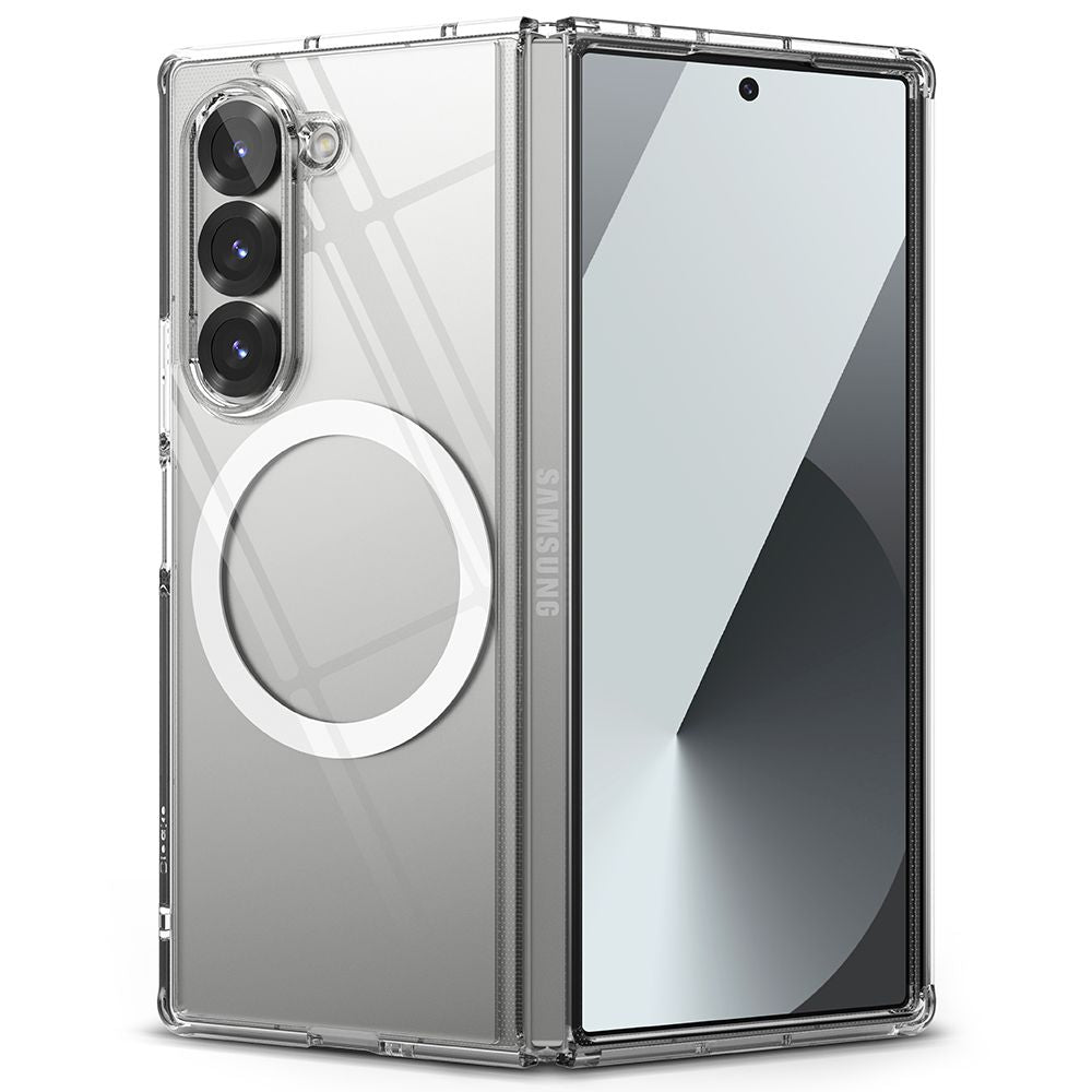 Funda MagSafe para Samsung Galaxy Z Fold6 F956, Ringke, Fusion, Transparente