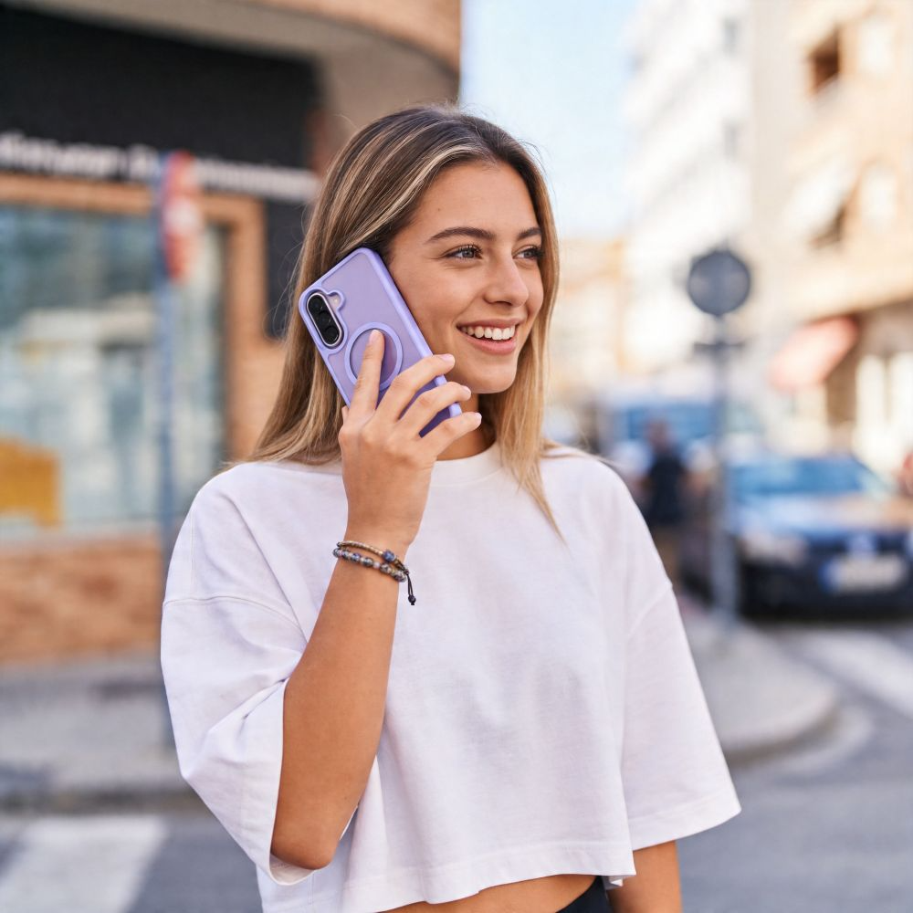Funda MagSafe para Samsung Galaxy A37 5G / A56 A566 / A36 A366, Tech-Protect, Magmat, Morado Mate