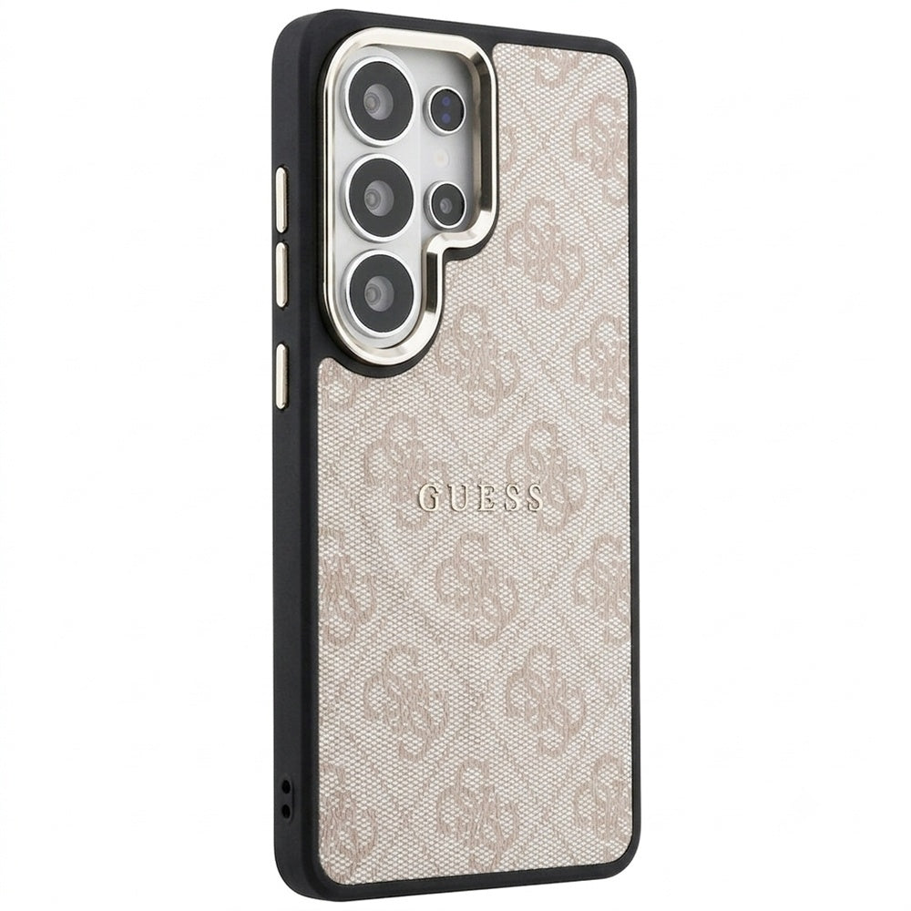 Funda MagSafe para Samsung Galaxy S26 Ultra S948, Guess, 4G Embossed Ring, Rosa