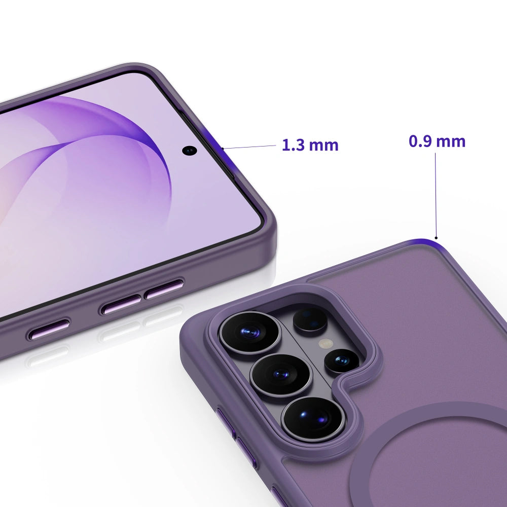 Funda MagSafe para Samsung Galaxy S26 Ultra S948, Tech-Protect, Magmat, Morado Mate