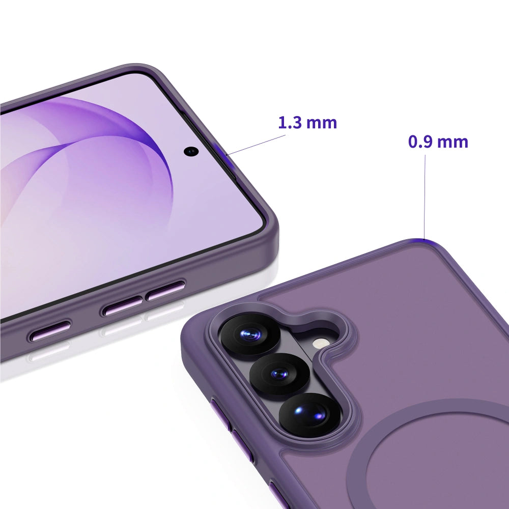 Funda MagSafe para Samsung Galaxy S26 S942, Tech-Protect, Magmat, Morado Mate