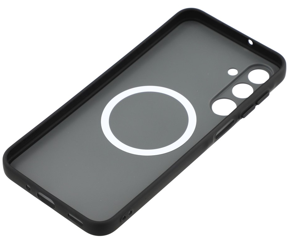 Funda MagSafe para Samsung Galaxy S26 Ultra S948, OEM, Astronauta de dibujos animados, Gris