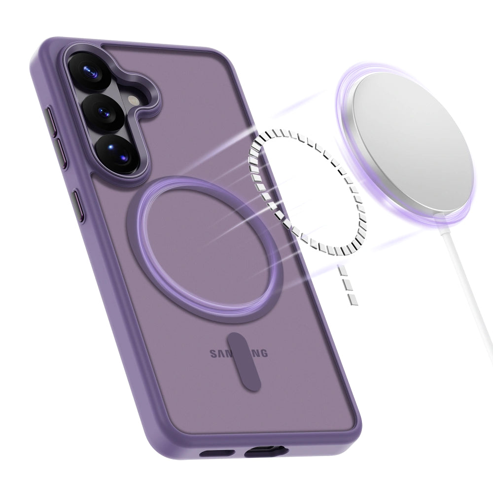 Funda MagSafe para Samsung Galaxy S26 S942, Tech-Protect, Magmat, Morado Mate