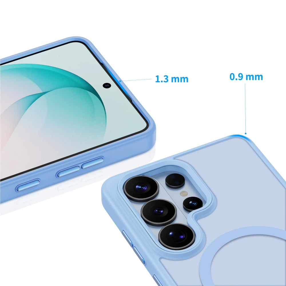 Funda MagSafe para Samsung Galaxy S26 Ultra S948, Tech-Protect, Magmat, Azul Mate