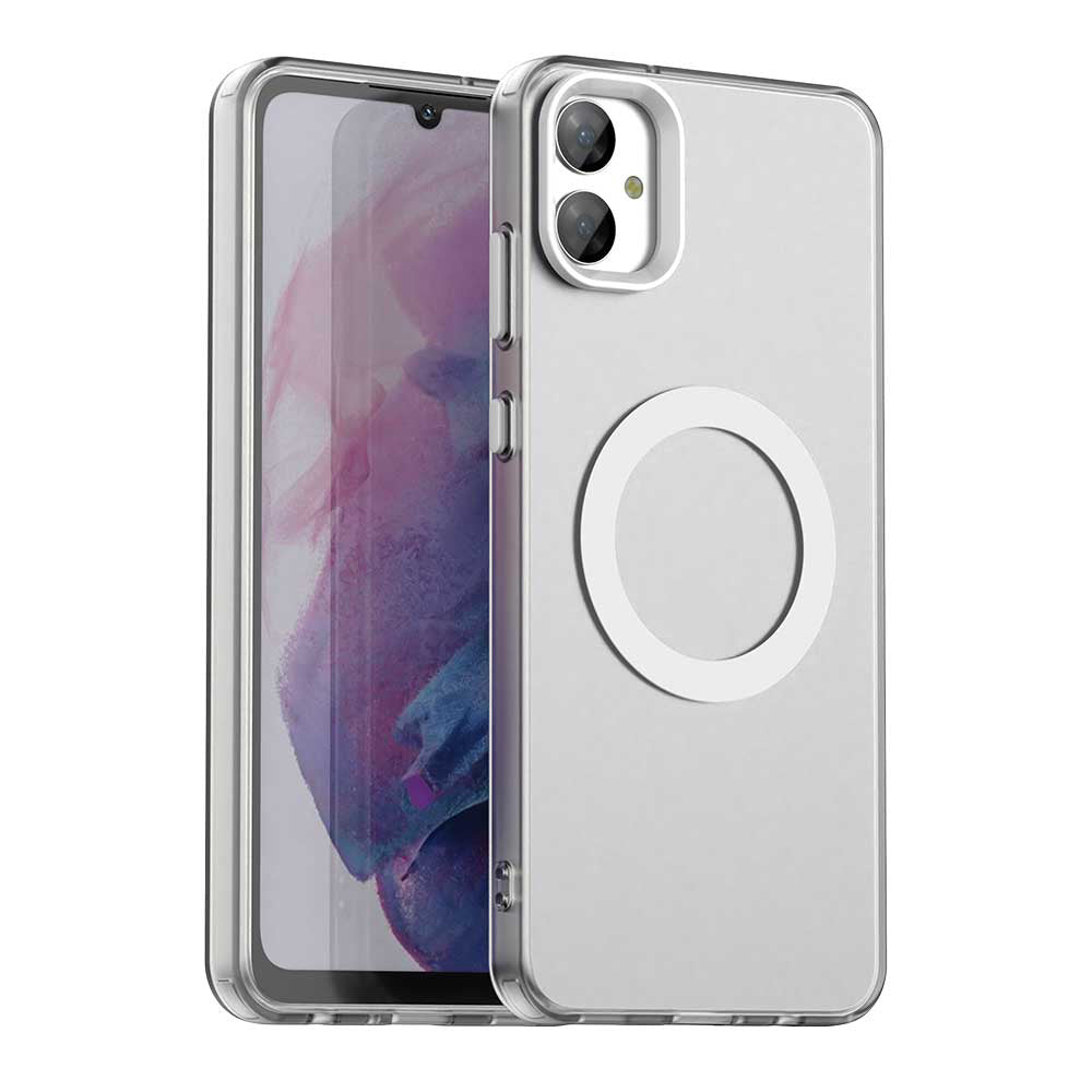 Funda MagSafe para Samsung Galaxy A05 A055, Techsuit, CandyCase, Blanca