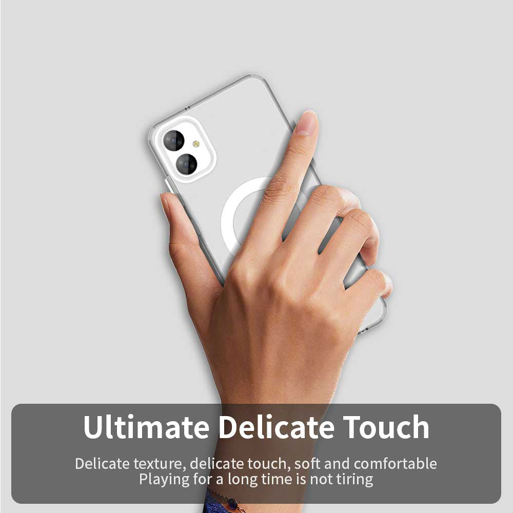 Funda MagSafe para Samsung Galaxy A05 A055, Techsuit, CandyCase, Blanca