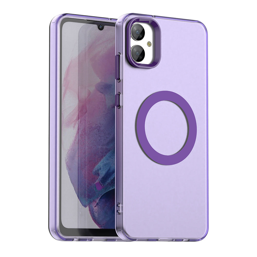 Funda MagSafe para Samsung Galaxy A05 A055, Techsuit, CandyCase, Morado