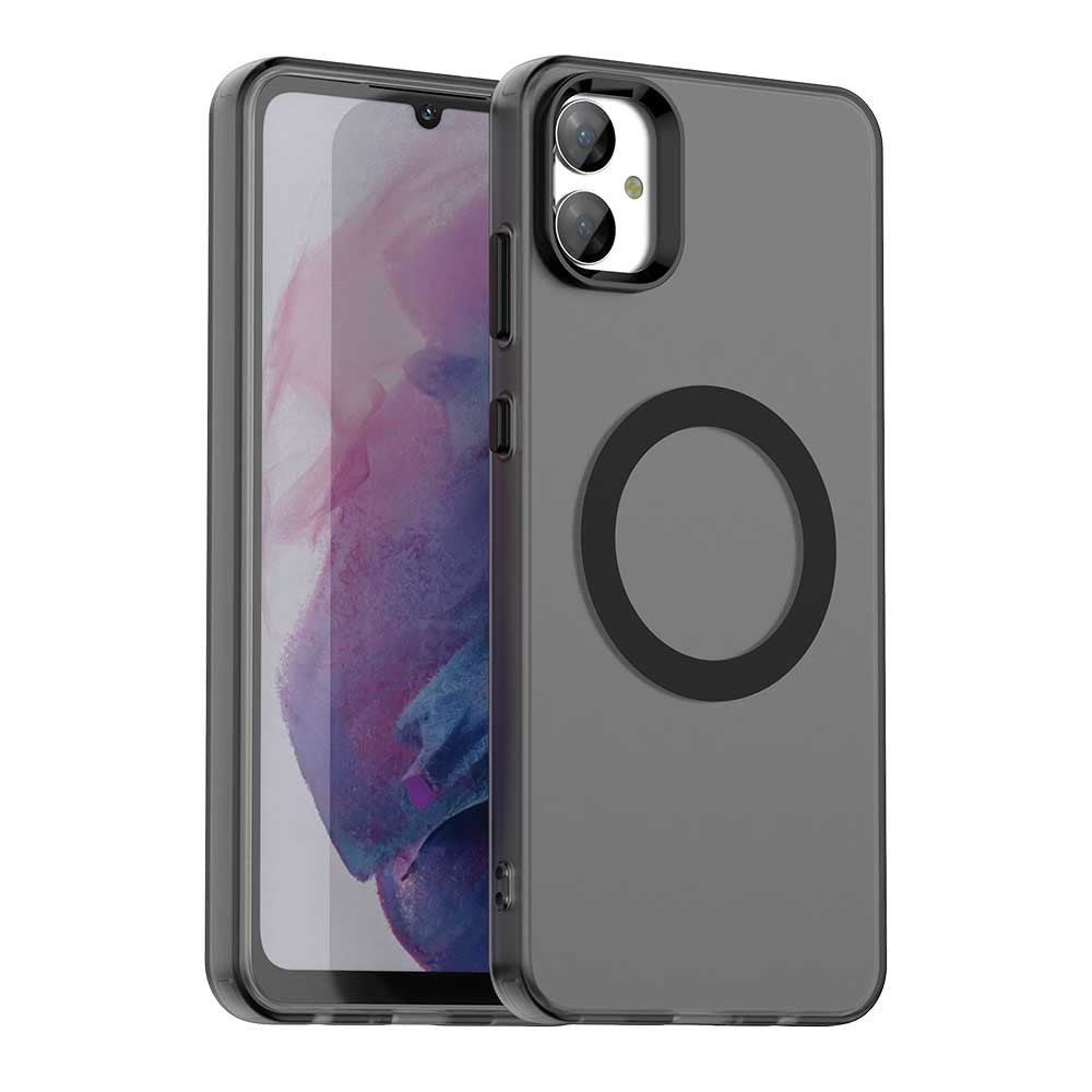Funda MagSafe para Samsung Galaxy A05 A055, Techsuit, CandyCase, Negra