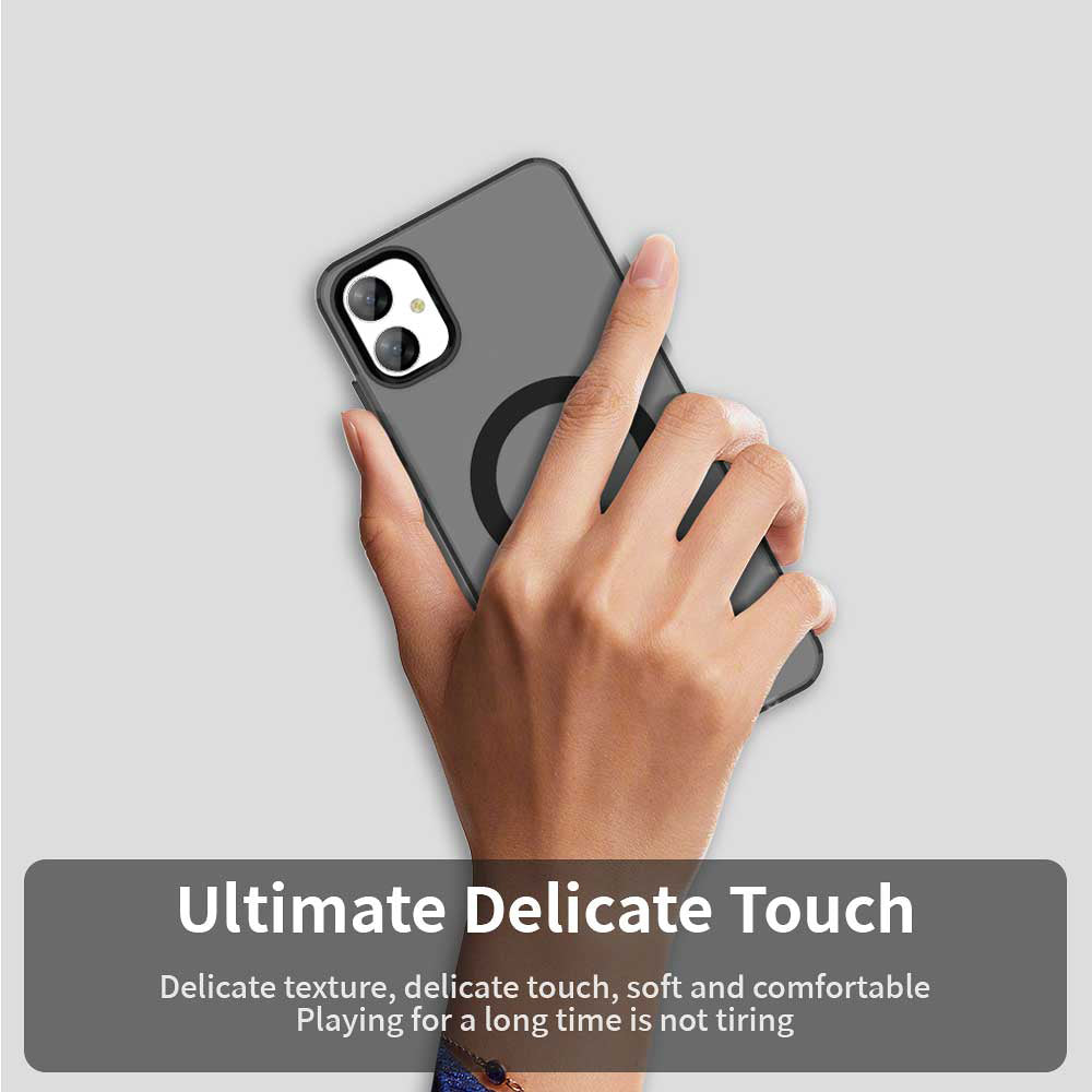 Funda MagSafe para Samsung Galaxy A05 A055, Techsuit, CandyCase, Negra