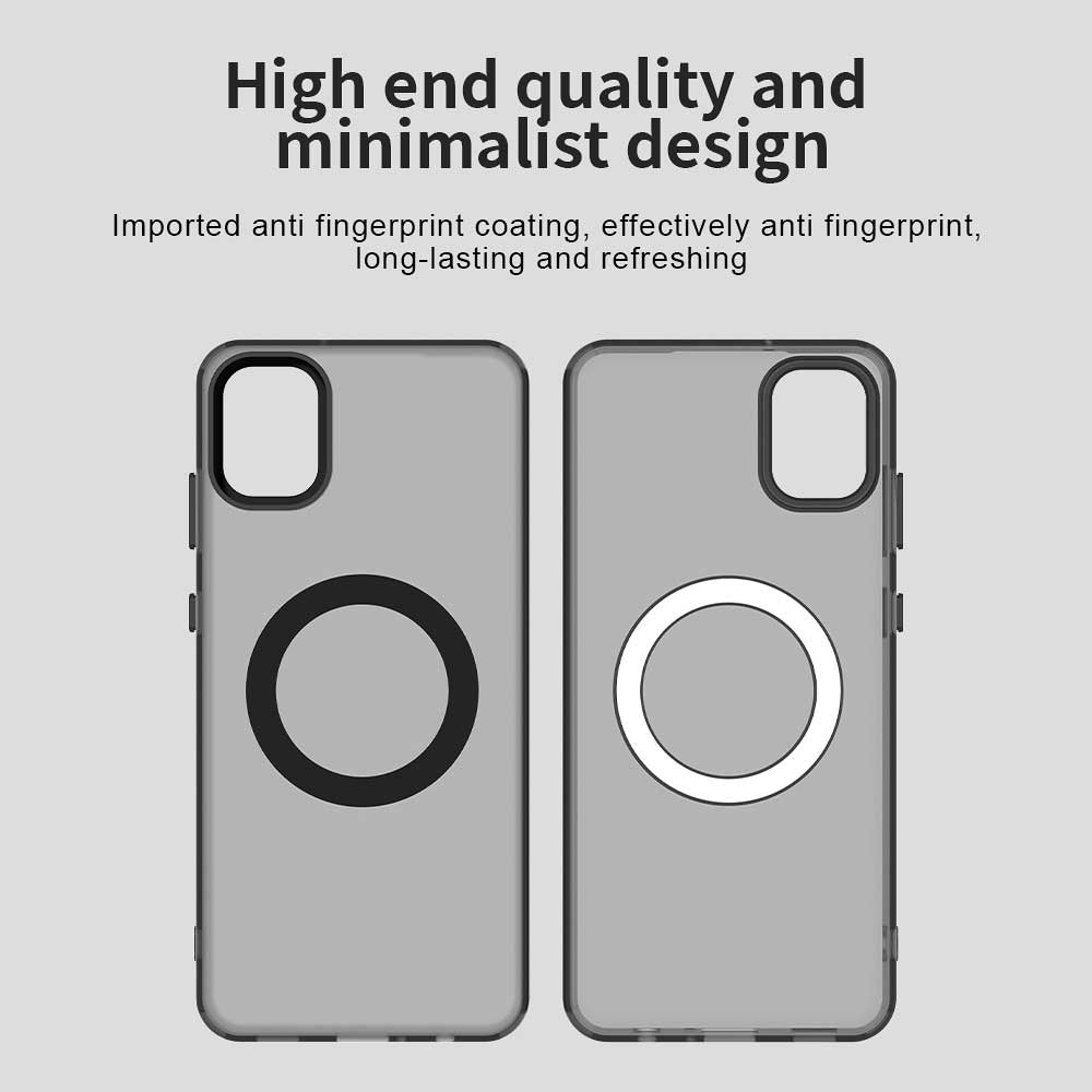 Funda MagSafe para Samsung Galaxy A05 A055, Techsuit, CandyCase, Negra
