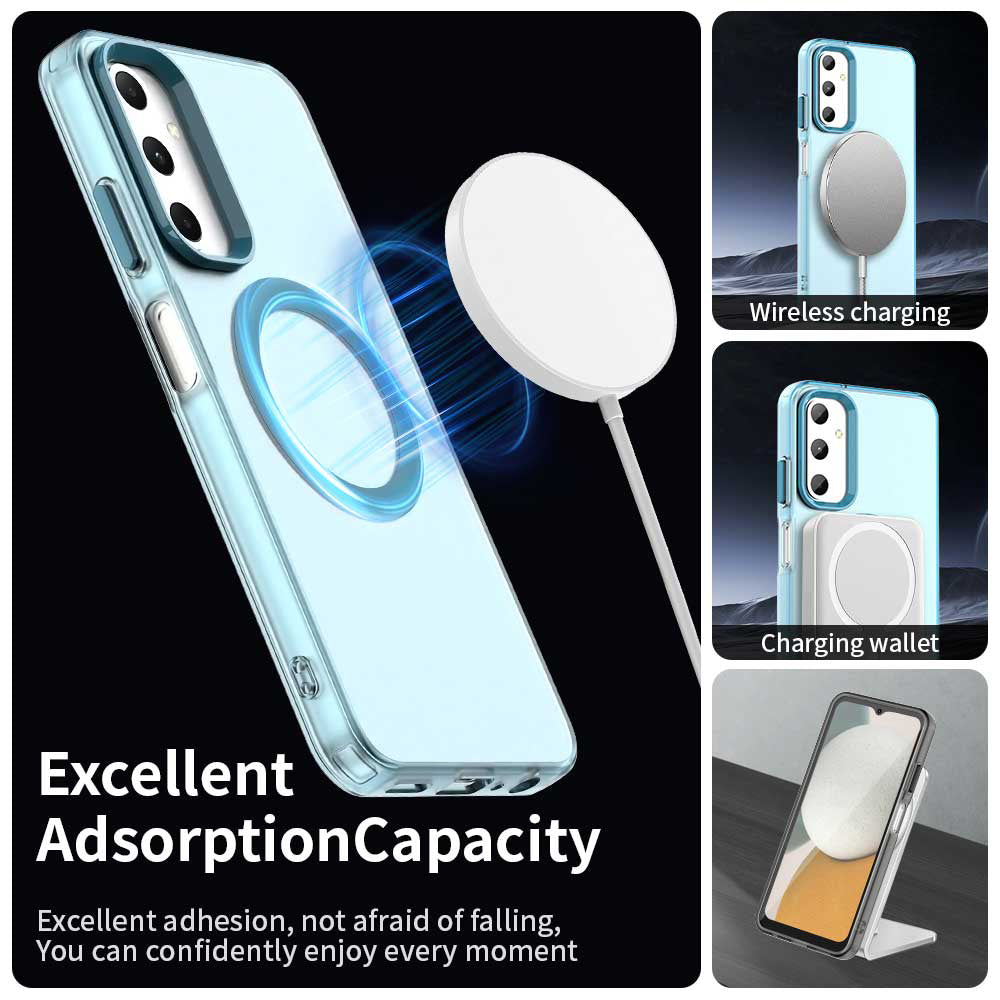 Funda MagSafe para Samsung Galaxy A05s A057, Techsuit, CandyCase, Azul