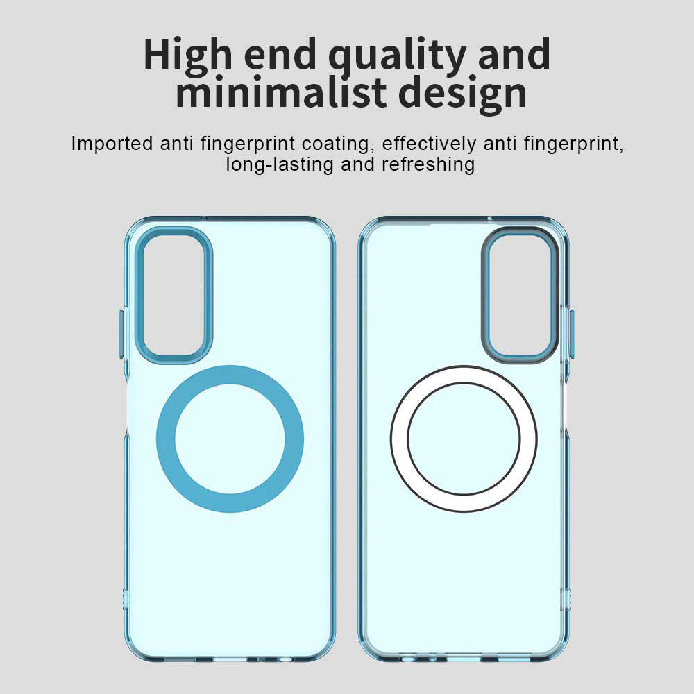 Funda MagSafe para Samsung Galaxy A05s A057, Techsuit, CandyCase, Azul