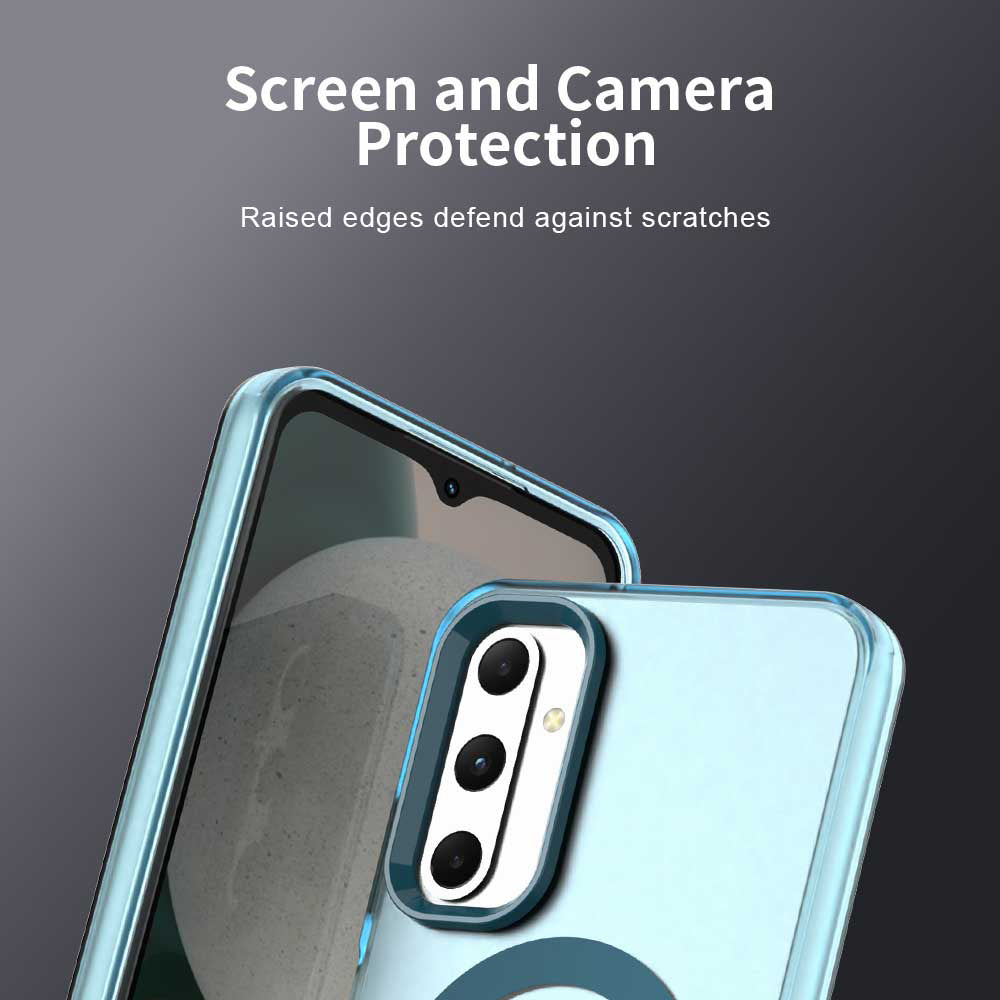 Funda MagSafe para Samsung Galaxy A05s A057, Techsuit, CandyCase, Azul